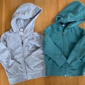 Gap zip up hoodies. Size 4T.
